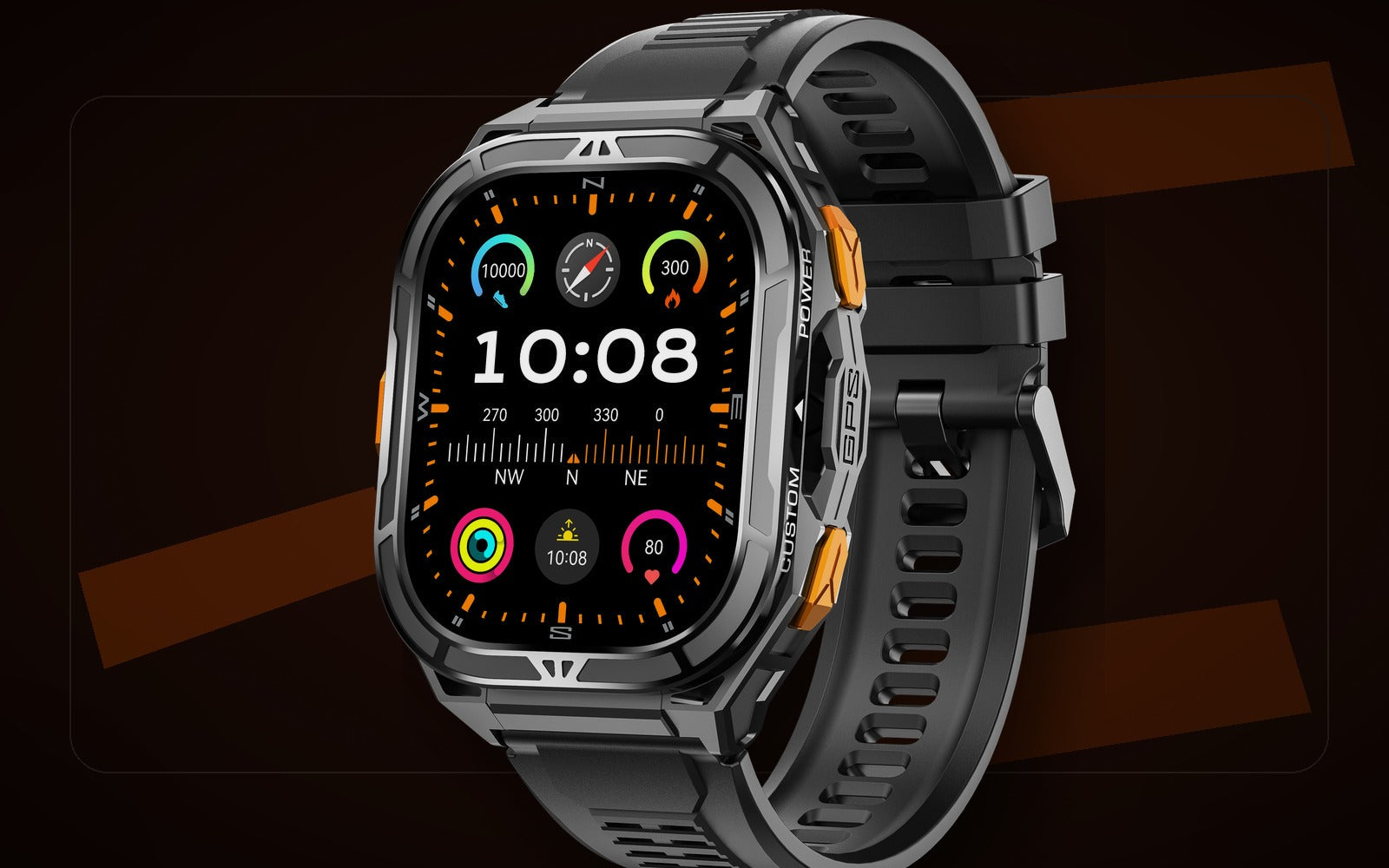 AlpineX 1.96-inch AMOLED HD display